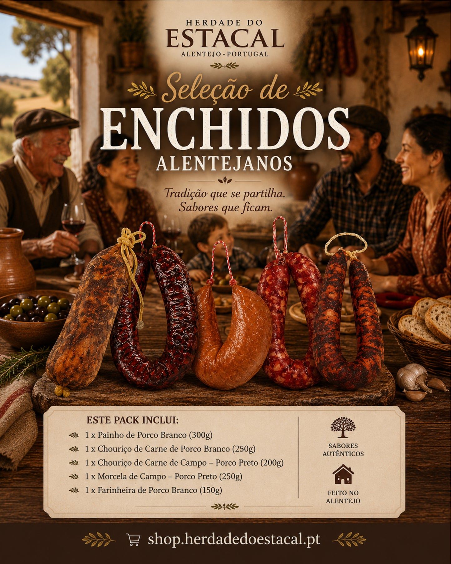 Sélection de Charcuteries de l'Alentejo