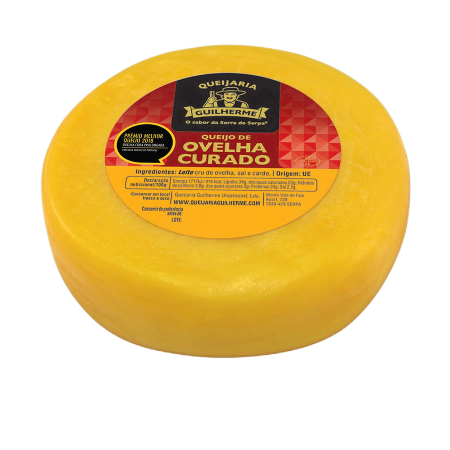 Queijo de ovelha curado grande de 700 a 800 g