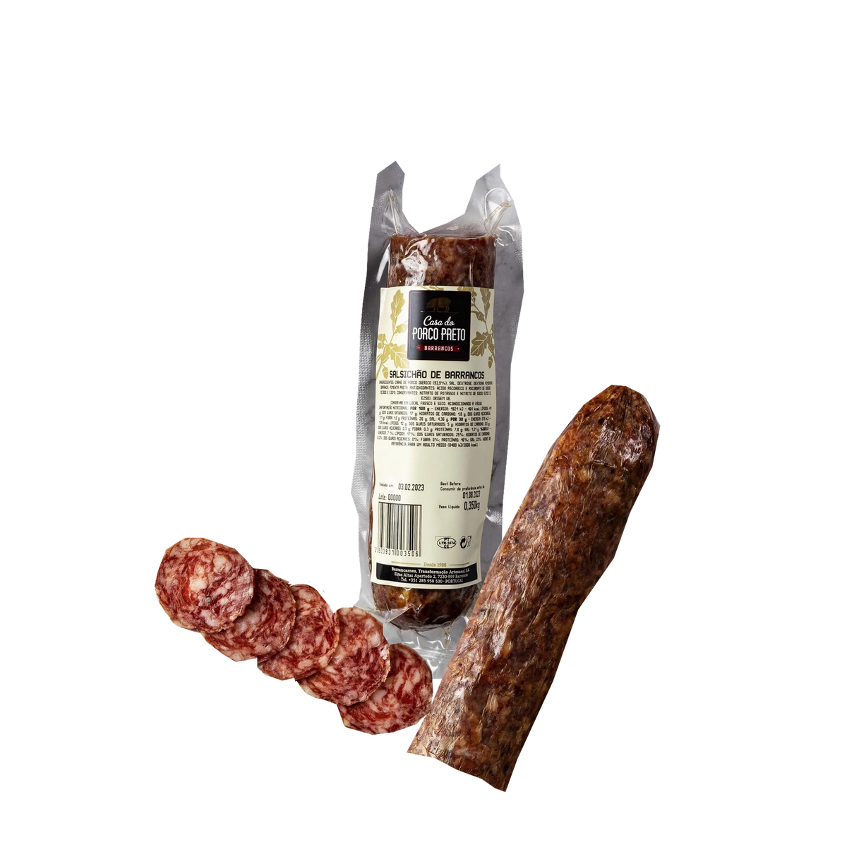 Salsichão de Barrancos de Porco Preto - 300–380 g