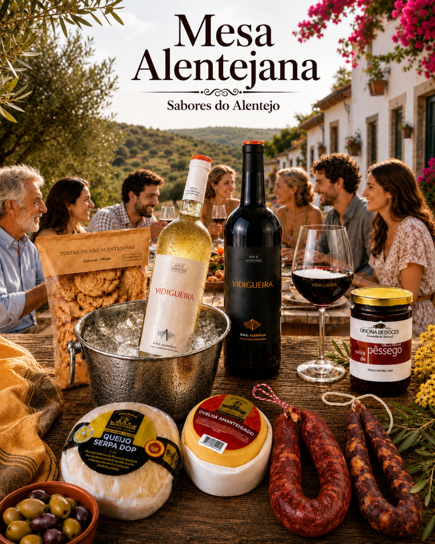 Mesa Alentejana - 8 Produtos Selecionados