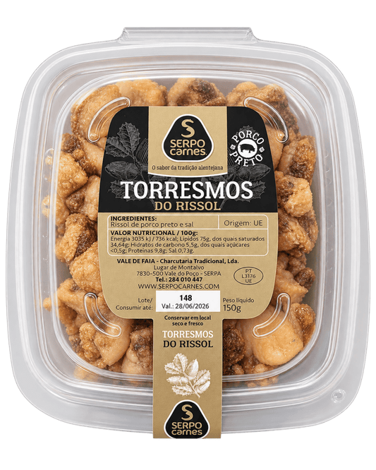 Torresmo do Rissol de Porco Preto - 150g - SC007