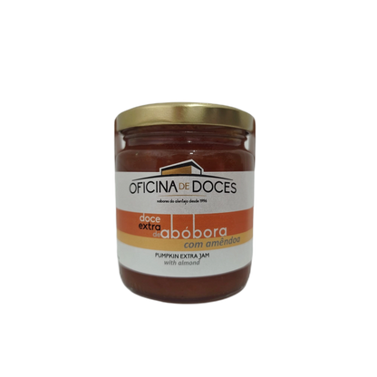 Frasco de Doce Extra de Abóbora com Amêndoa da Oficina de Doces