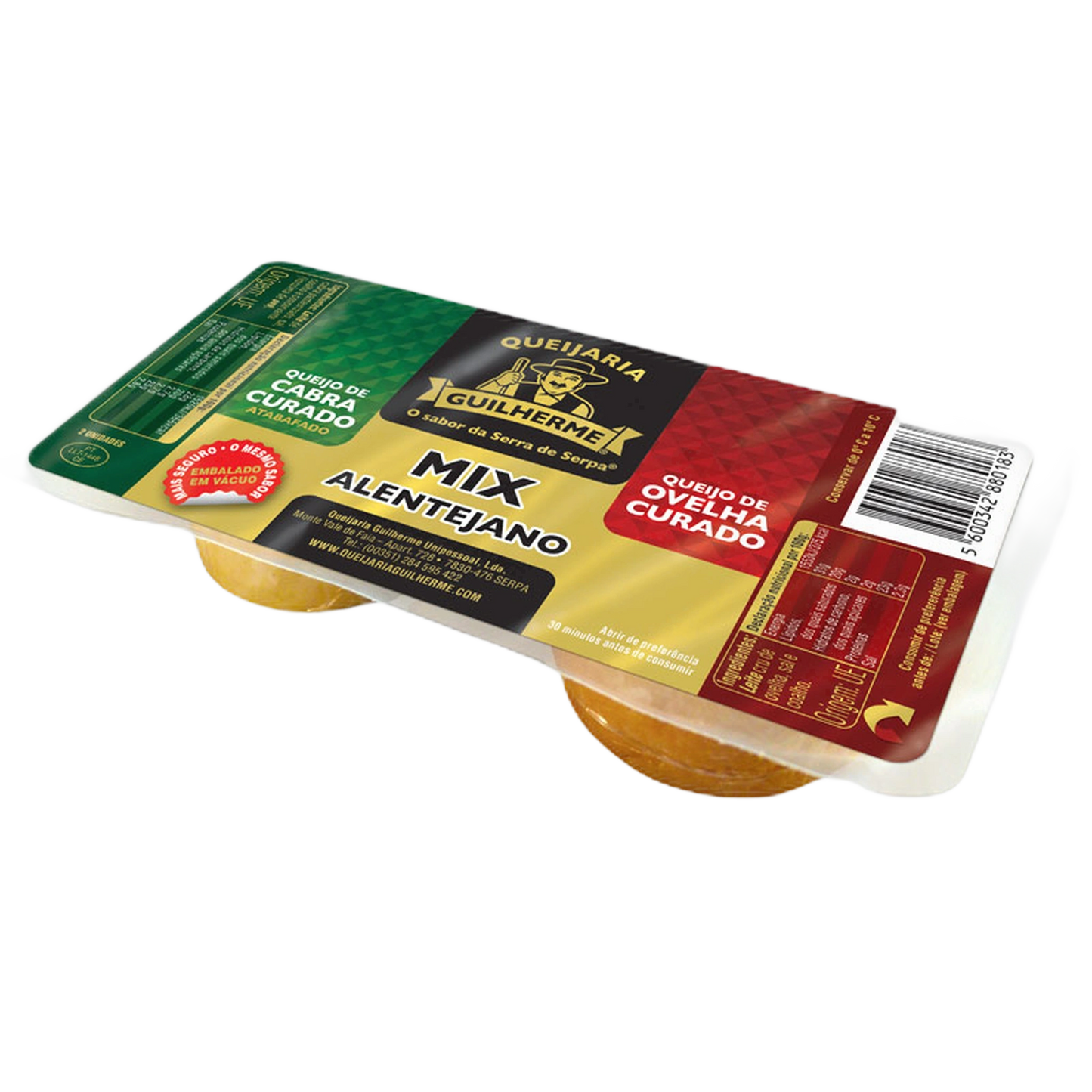Mix Alentejano de queijos curados de cabra e ovelha, 165 g