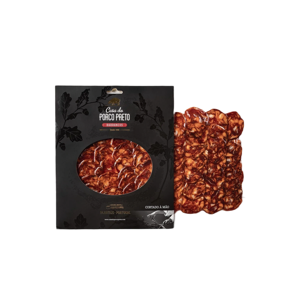 Paio de Barrancos – Porco Preto - Cortado à Mão - 100 g