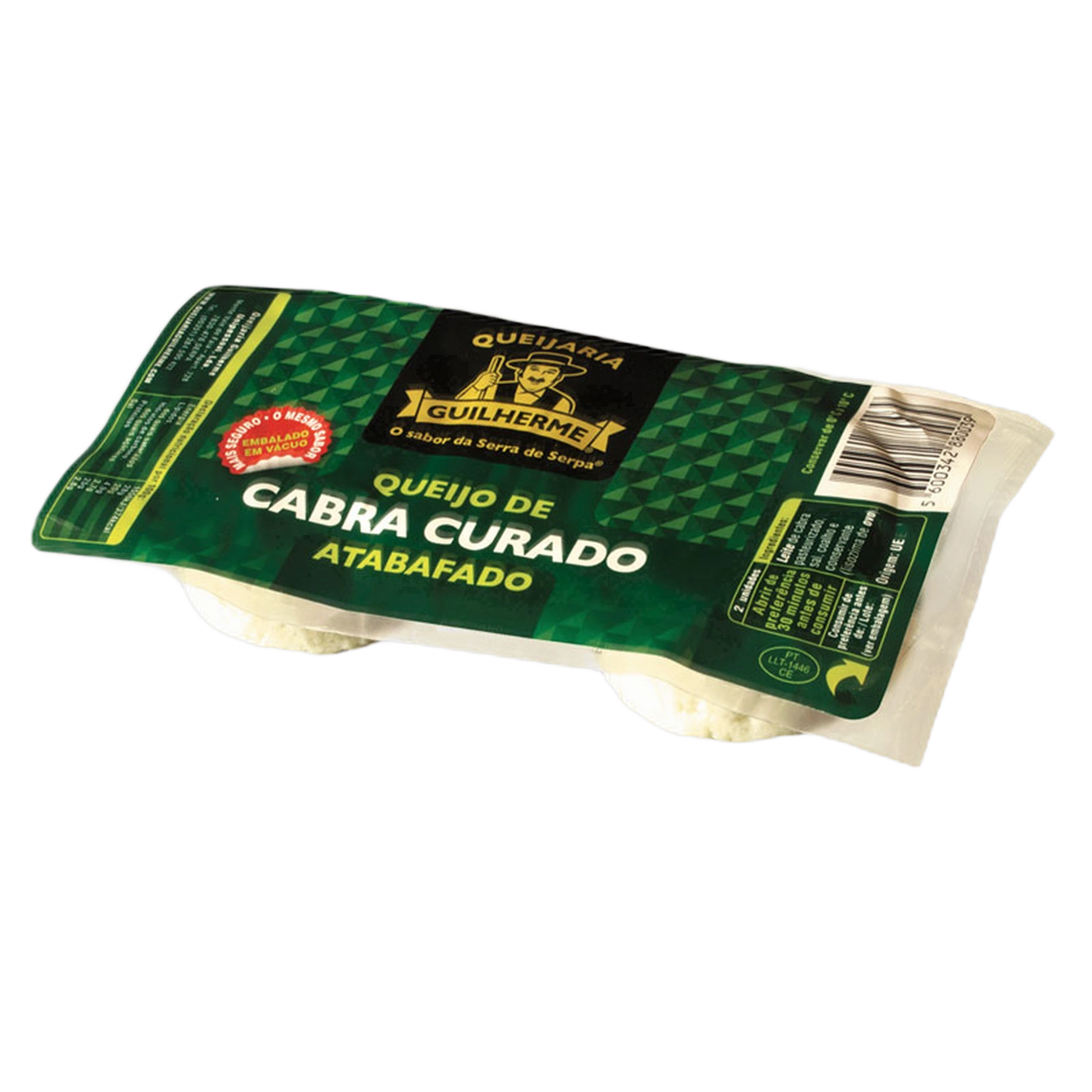 Pack com dois queijos de cabra curados atabafados de 80 g
