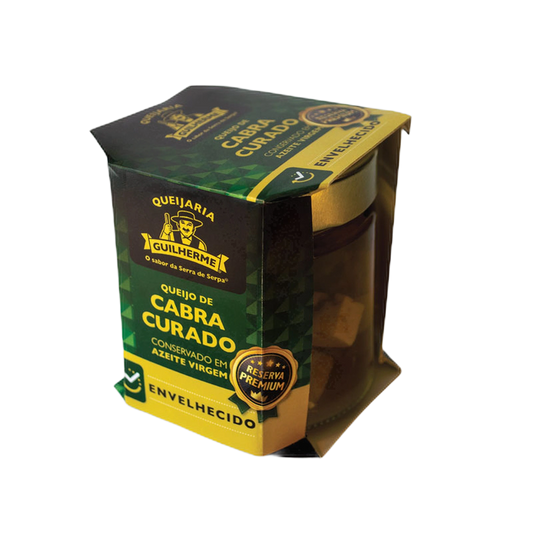 Queijo de cabra curado Reserva Premium conservado em azeite, 180 g