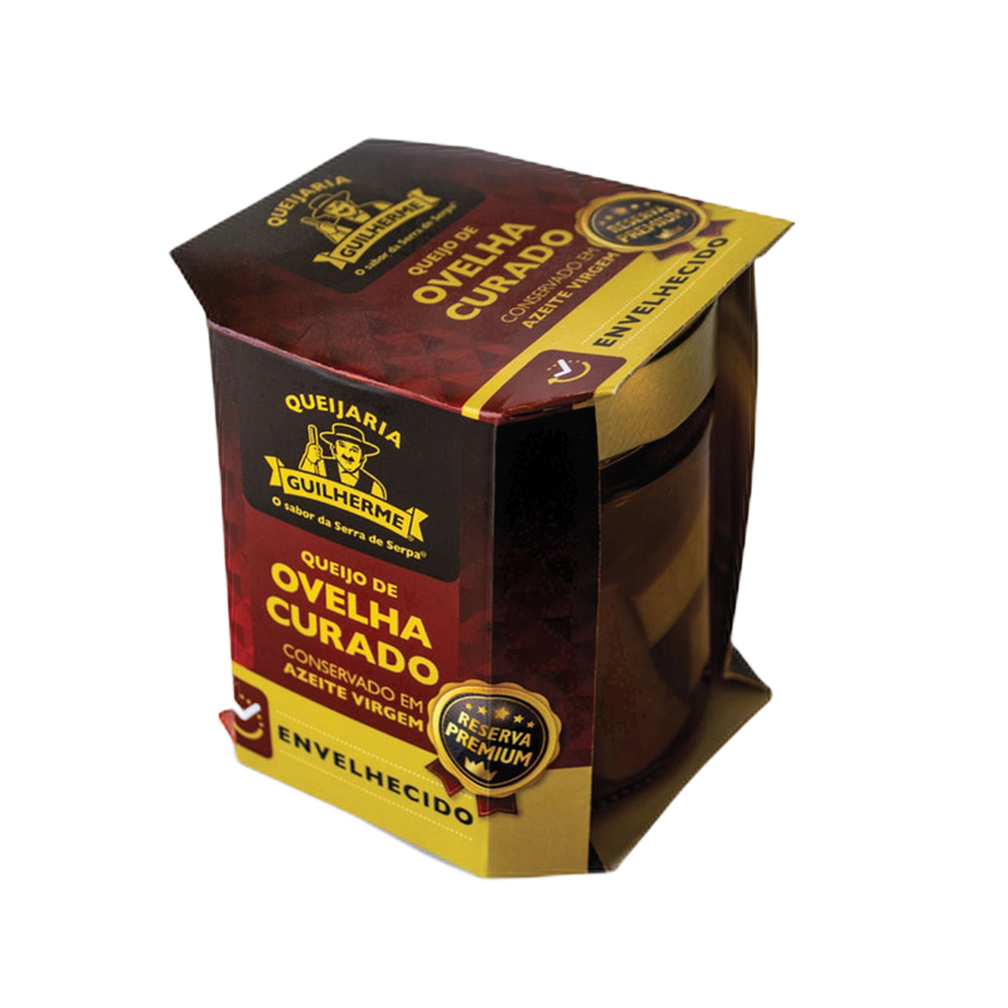 Queijo de ovelha curado Reserva Premium conservado em azeite, 180 g