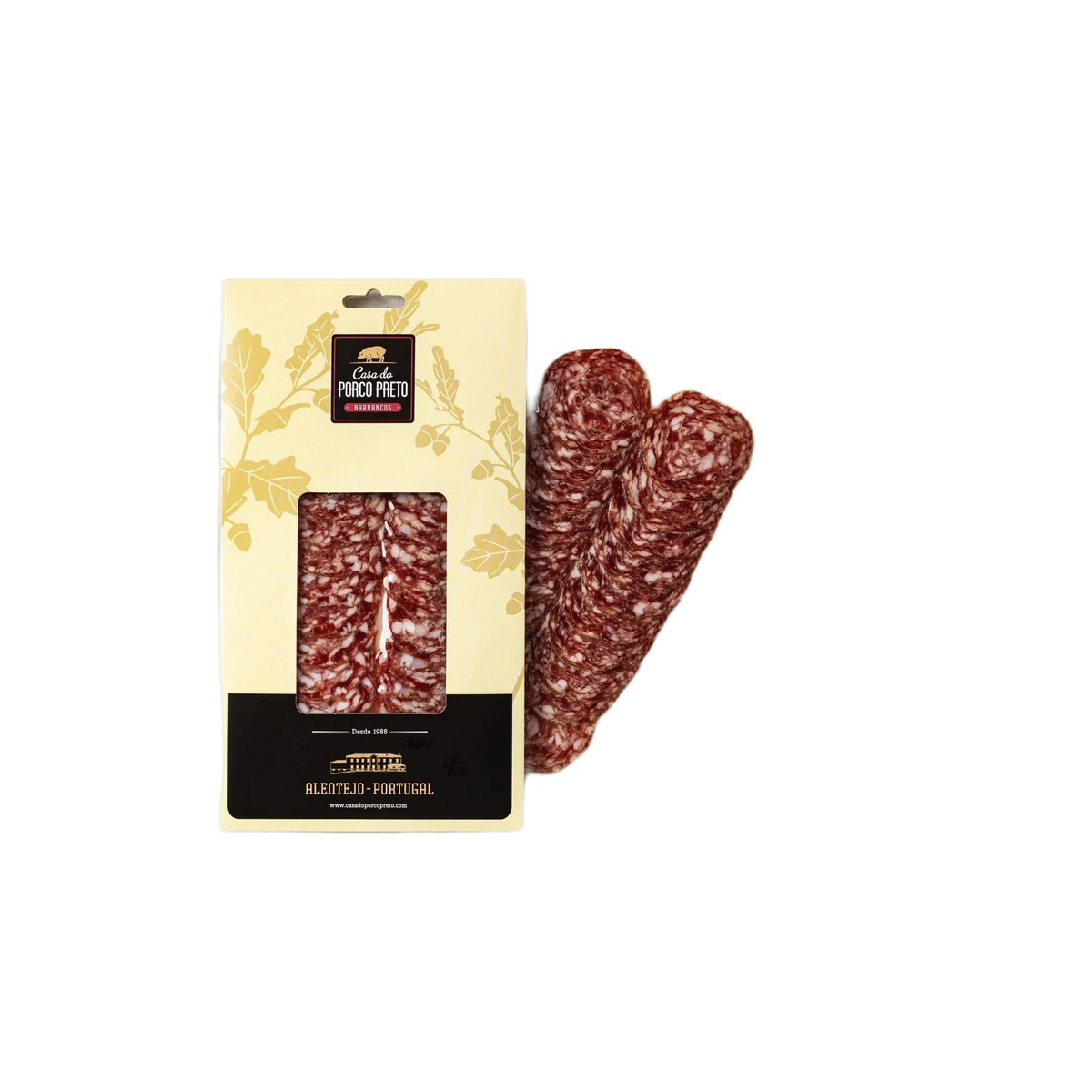 Salsichão de Barrancos Fatiado - Porco Preto - 80 g
